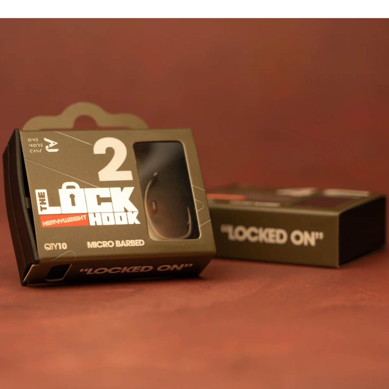 Haczyki One More Cast The Lock Heavyweight Hook Barbed - 2