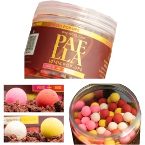 Kulki One More Cast Paella Boosted Mini Fluoro Pop Ups Mixed 10mm