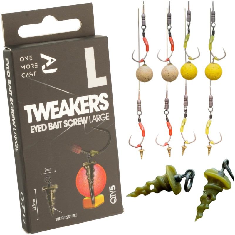 Wkrętki One More Cast Tweakers Eyed Bait Screw Large