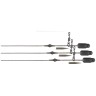 Zestaw Do Chod Riga Fox Edges Naturals Heli-Clip Rigs 30lb Submerge