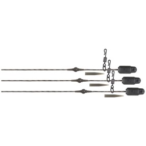 Zestaw Do Chod Riga Fox Edges Naturals Heli-Clip Rigs 50lb Copper Core