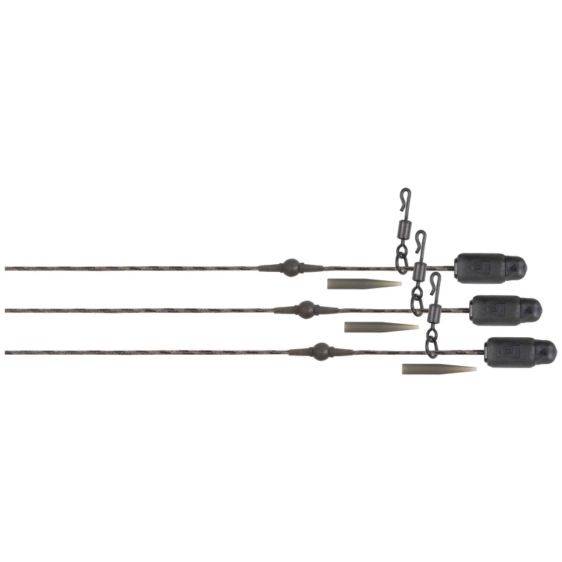 Zestaw Do Chod Riga Fox Edges Naturals Heli-Clip Rigs 50lb Copper Core