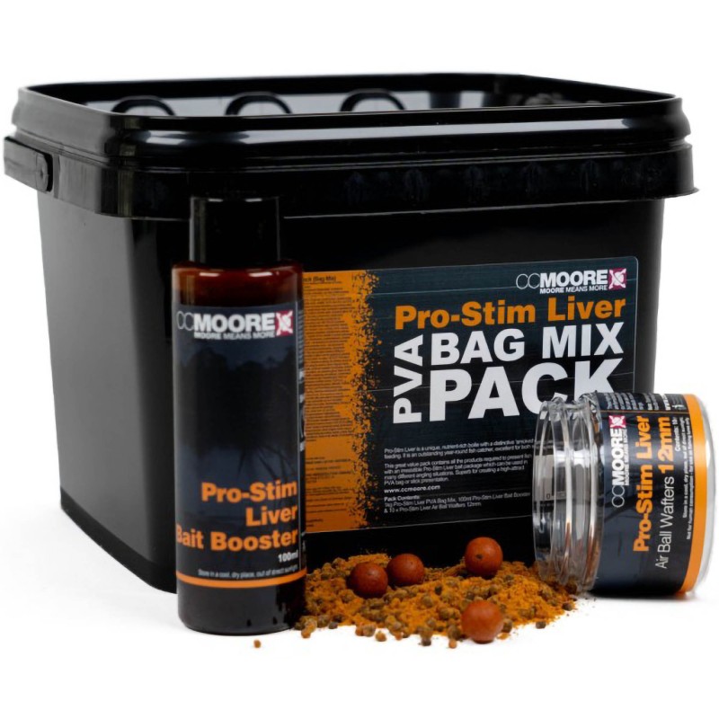 Zestaw CC Moore Pro-Stim Liver PVA Bag Mix Pack 1kg