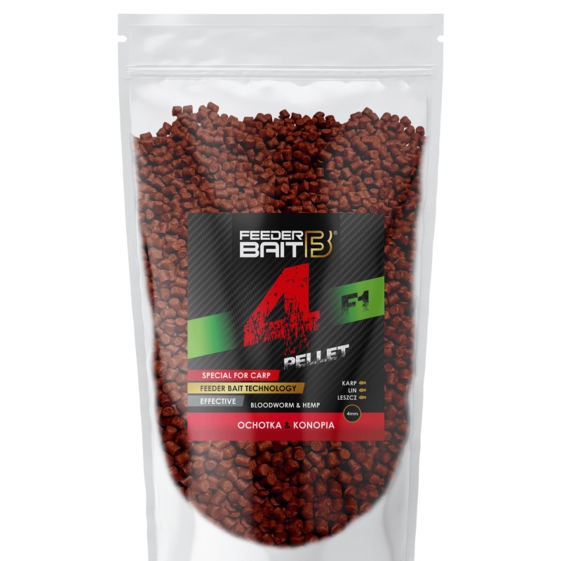 Pellet Feeder Bait F1 Ochotka Konopia 4mm