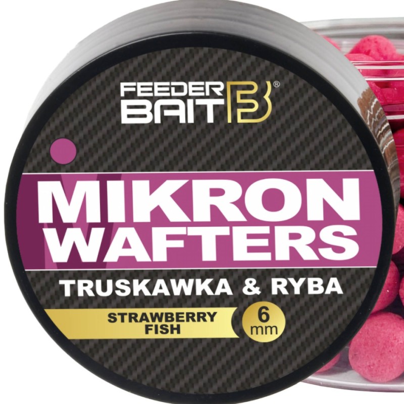 Mikron Wafters Feeder Bait Truskawka & Ryba