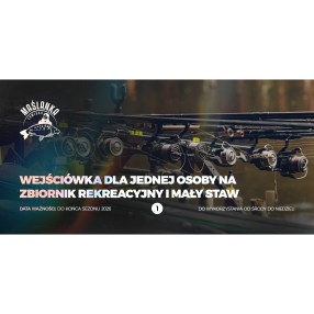 Wejściówka Na Łowisko "Maślanka" Na Zbiornik Rekreacyjny I Mały Staw - 1 Wejście