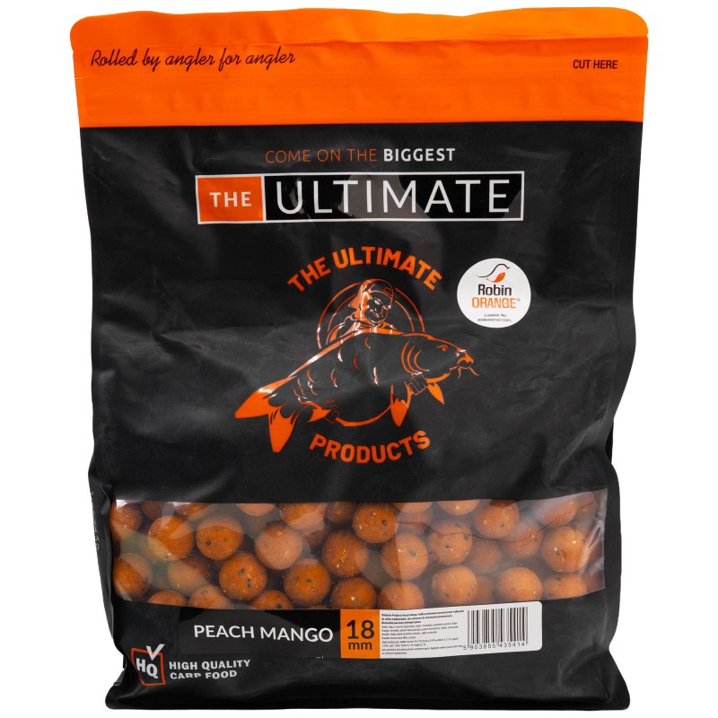 Kulki Zanętowe Ultimate Products Peach Mango 18mm 1kg
