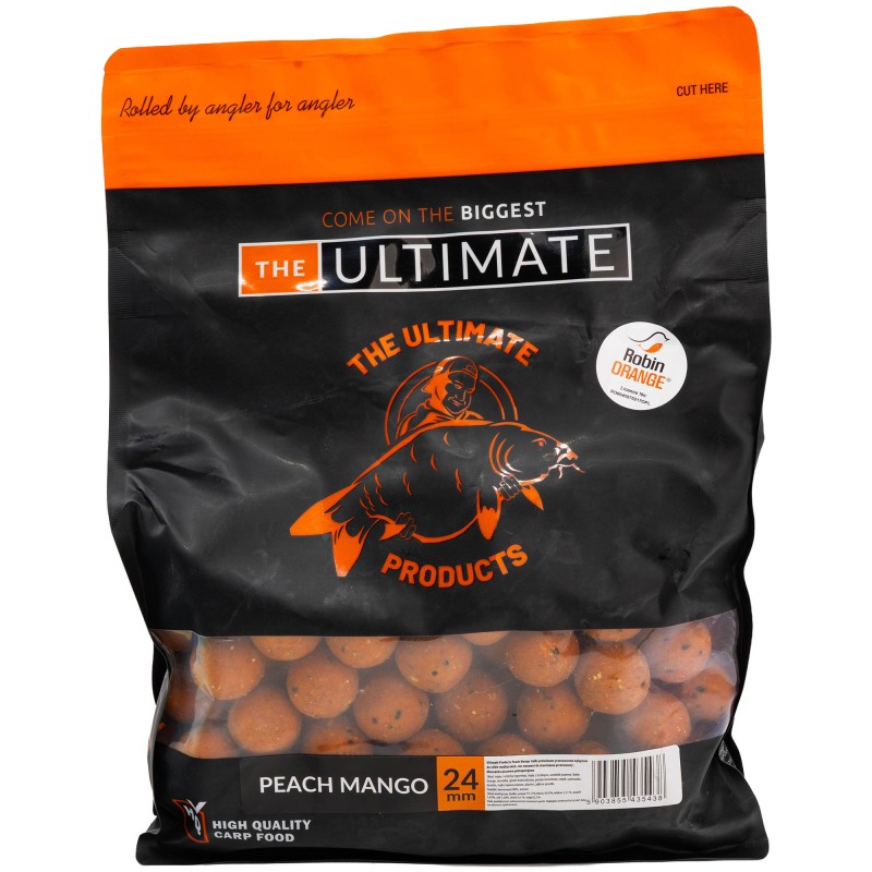 Kulki Zanętowe Ultimate Products Peach Mango 24mm 1kg
