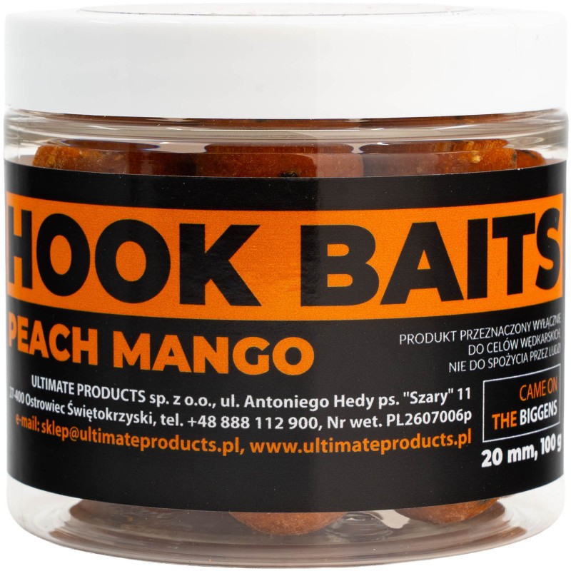 Kulki Haczykowe Ultimate Products Peach Mango 20mm
