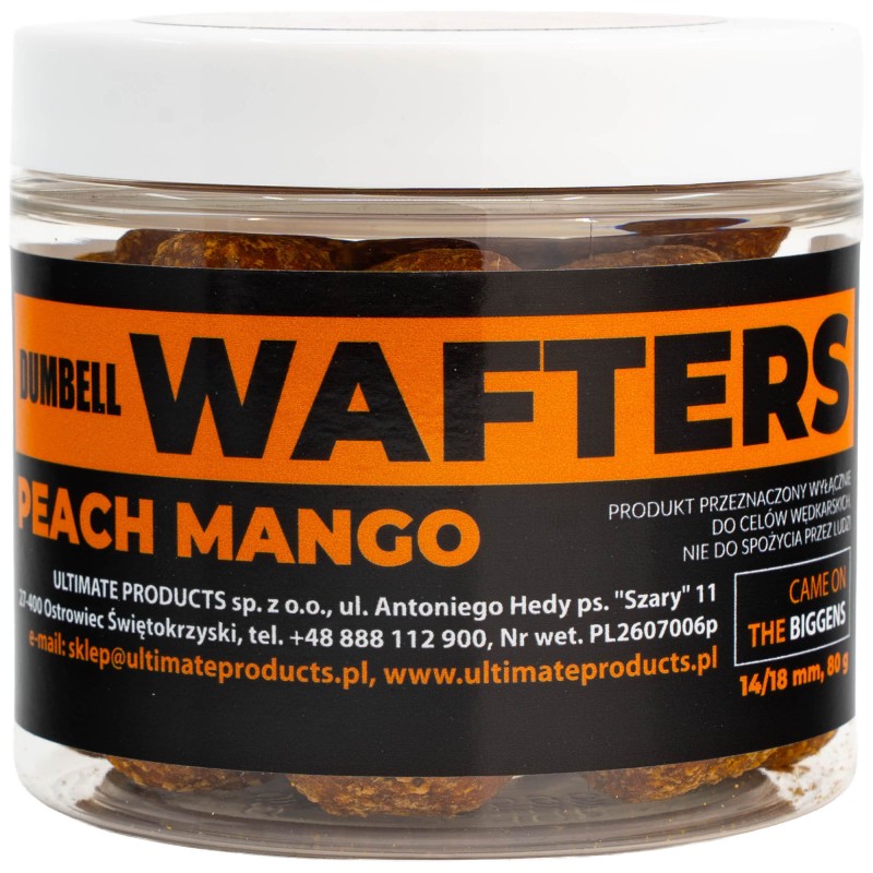 Kulki Ultimate Products Dumbell Wafters Peach Mango 14/18mm