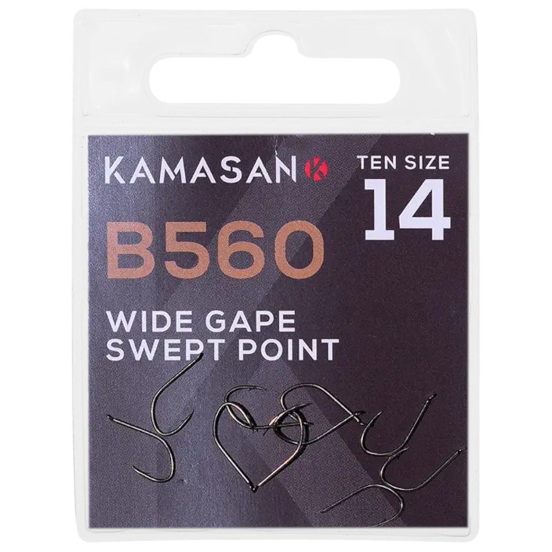 Haczyki Kamasan B560 Barbed Spade - 18