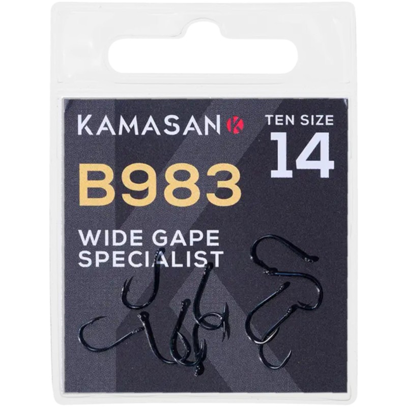 Haczyki Kamasan B983 Barbed Eyed - 14