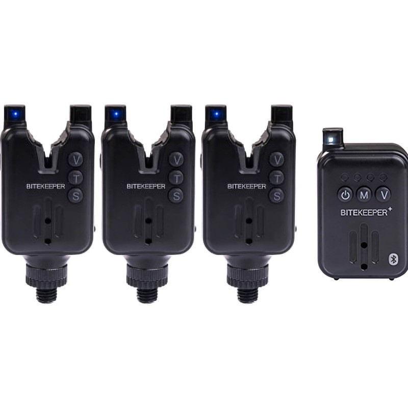 Zestaw Sygnalizatorów Rippton BiteKeeper PRO 3+1 Bite Alarm Black