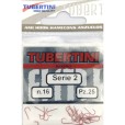 Haczyki Tubertini Serie 2 Red Barbed - 17 (25 szt.)