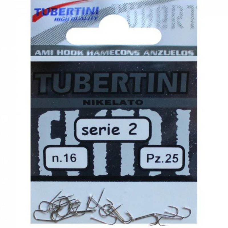 Haczyki Tubertini Serie 2 Nickel Barbed - 17 (20 szt.)