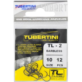 Haczyki Tubertini Serie TL-2 Barbless - 16 (12 szt.)