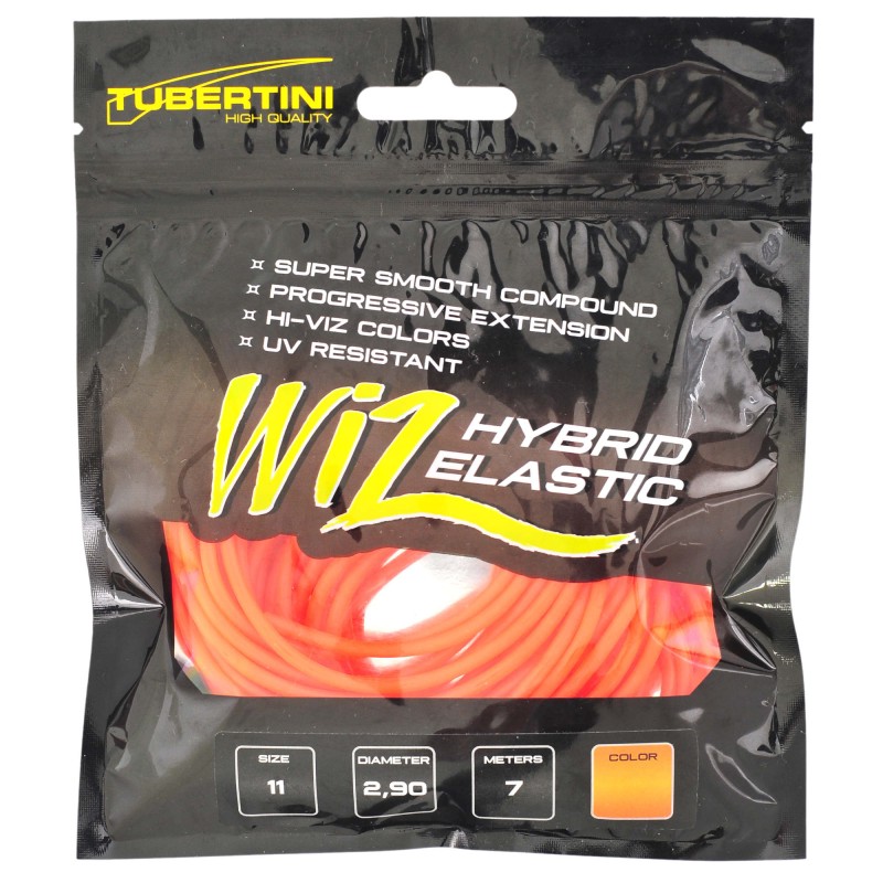 Guma Do Tyczki Tubertini Wiz Hybrid Elastic 1,70mm Fluo Pomarańczowa 7m