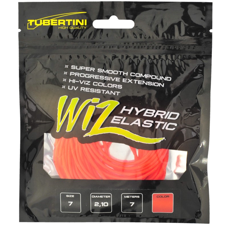 Guma Do Tyczki Tubertini Wiz Hybrid Elastic 2,10mm Fluo Czerwona 7m