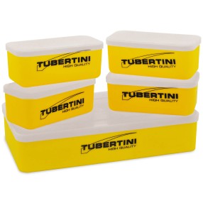 Zestaw Pojemników Tubertini Scatola Kango 2 Z Pokrywą Wentylowaną 27x14,5x6cm