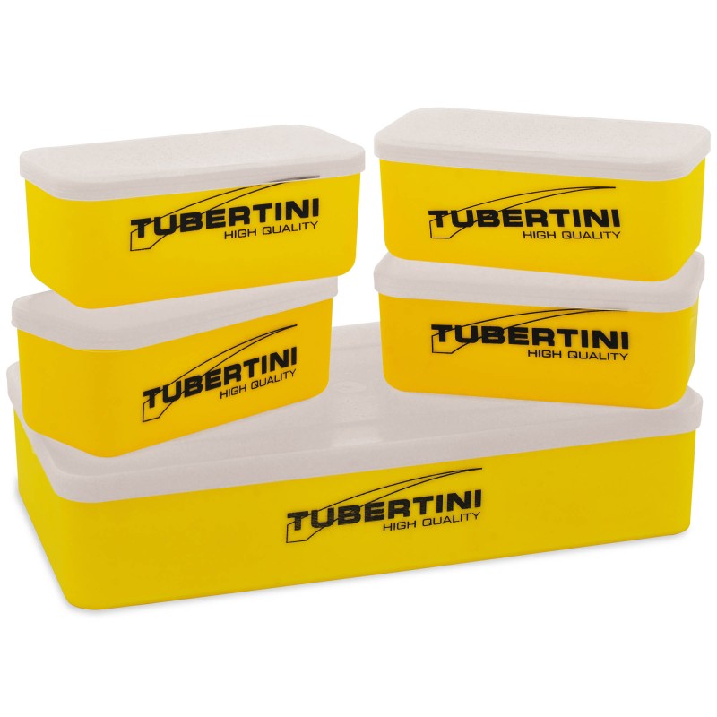 Zestaw Pojemników Tubertini Scatola Kango 3 Z Pełną Pokrywą 27x14,5x6cm