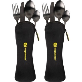 Zestaw Sztućców Ridge Monkey DLX Cutlery Set Twin Pack