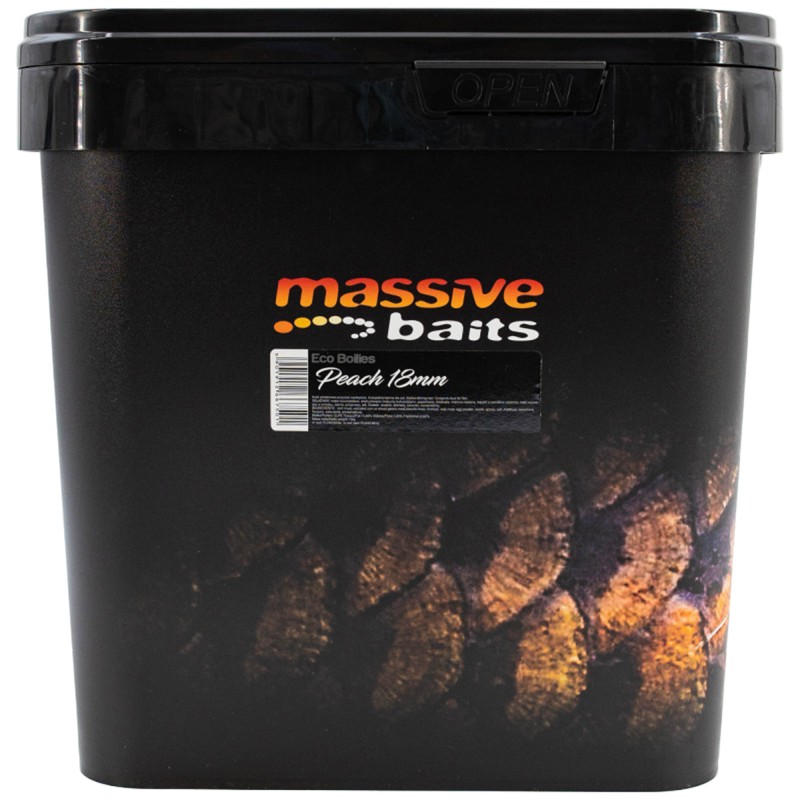 Kulki Massive Baits Eco Boilies Peach 18mm 10kg