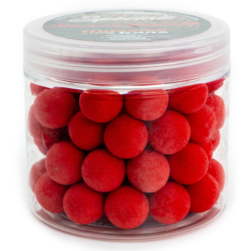 Kulki Massive Baits Special Pop-Ups Strawberry Bergamotta 11mm 150g