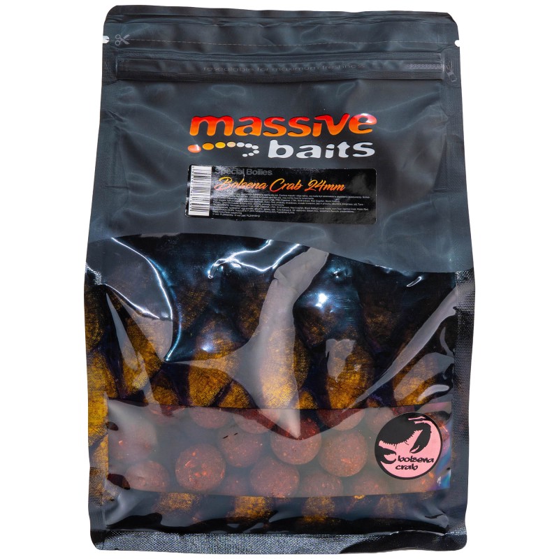 Kulki Zanętowe Massive Baits Top Shelf Bolsena Crab 24mm 1kg