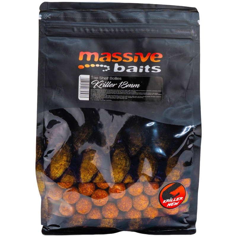 Kulki Zanętowe Massive Baits Top Shelf Kriller 18mm 1kg