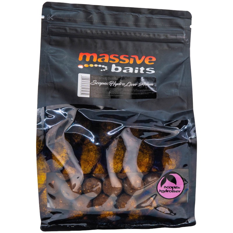 Kulki Zanętowe Massive Baits Top Shelf Scopex Hydro Liver 24mm 1kg