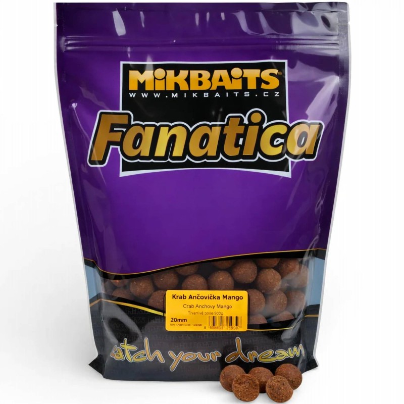 Kulki Zanętowe Mikbaits Fanatica 900g - Krab Anchois Mango 24mm
