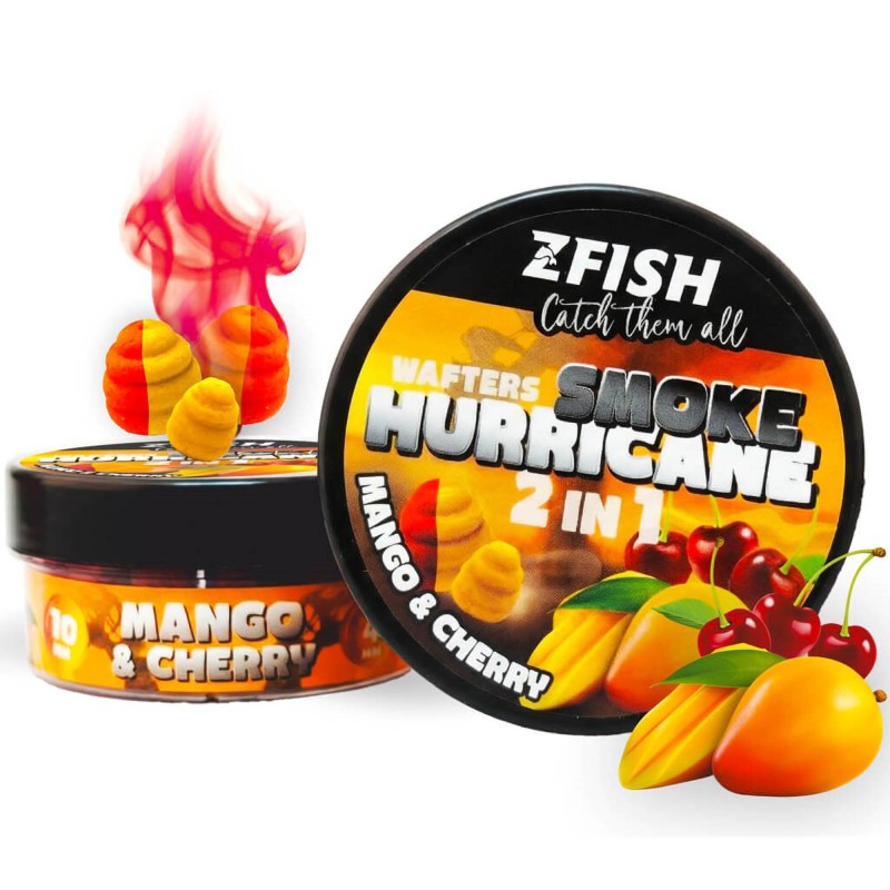 Kulki Zfish Smoke Hurricane Wafters 2in1 8/10mm Mango Cherry
