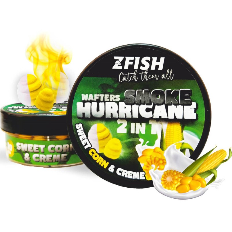 Kulki Zfish Smoke Hurricane Wafters 2in1 8/10mm Sweet Corn-Creme