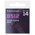 Haczyki Kamasan B512 Spade Red Barbed - 20