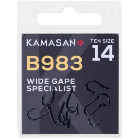 Haczyki Kamasan B983 Barbed Eyed - 14