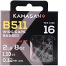 Przypony Kamasan B511 Barbed 30cm 0,12mm - 16