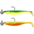 Zestaw Uzbrojonych Gum Westin Shadteez Slim R 'N R 10cm 7g - Dark Water Mix 1