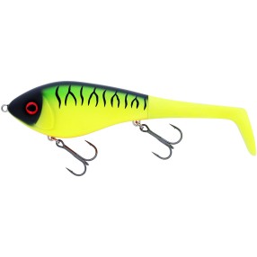 Wobler Westin Swim Tail 12cm 62g - Suspending Firetiger 1 Body 2 Tails