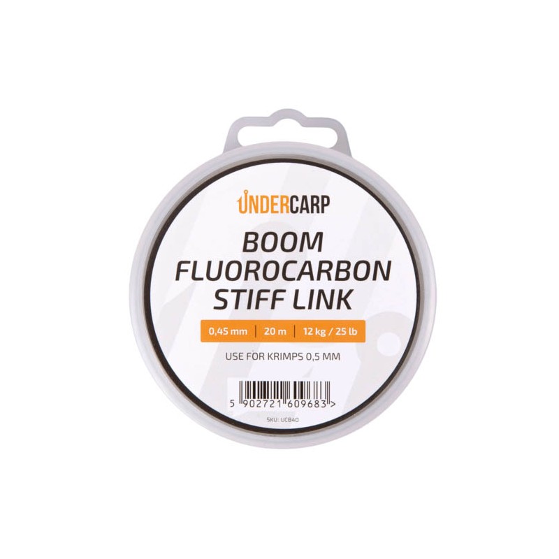 Fluorocarbon Under Carp Boom Stiff Link 0,60mm 20m 17kg/35lb