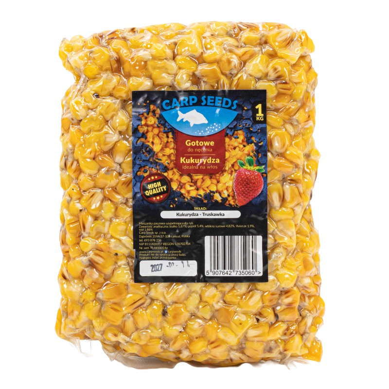Kukurydza Carp Seeds Truskawkowa 1kg