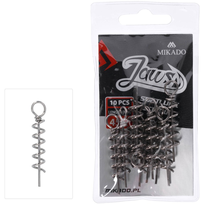 Wkręt Mikado Do Przynęt Miękkich / Jaws / 4,5cm/0,7cm / 10szt
