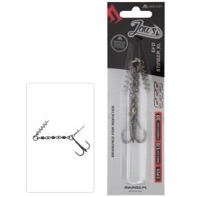 Dozbrojki Mikado Z Krętlików Jaws Evo Stinger Xl 30kg Kotwica 1/0