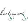 Dozbrojka Mikado Z Krętlików Jaws Double Evo Stinger Fluo Xl 35kg Kotwice 2/0