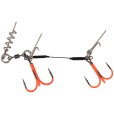 Dozbrojka Mikado Tytanowa Jaws Double Evo Titanium UV / 25kg / Kotwice 1/0 , 1 / 1szt