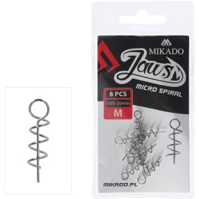 Wkręty Mikado Do Przynęt Miękkich Jaws Micro Spiral M 20mm