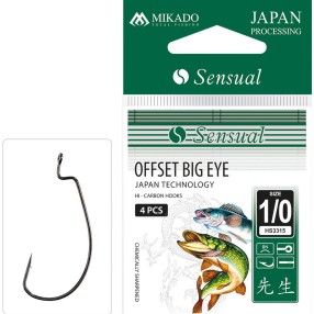 Haczyki Mikado Sensual Offset Big Eye 2 Bn