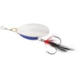 Błystka Obrotowa Mikado M-Grub nr 4 Srebrna / Blue Knight / 1szt
