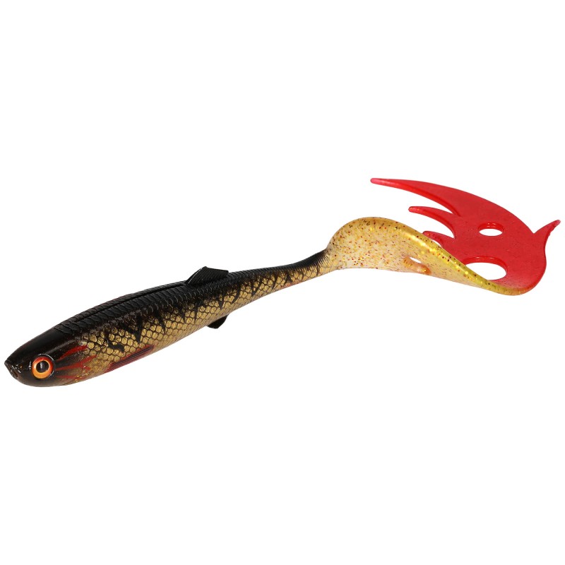 Guma Mikado Sicario Pike Tail 24cm / 67g / Spotted Bullhead / 1szt