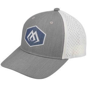 Czapka Mikado Z Daszkiem Grey White