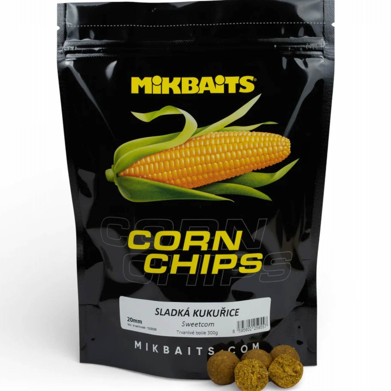 Kulki Mikbaits Corn Chips 300g - Słodka Kukurydza 20mm